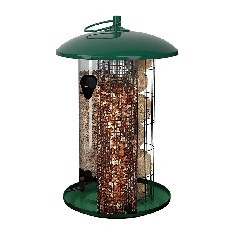 Esschert Design Triple birdfeeder XXL (FB597 8714982254444) - 01