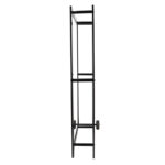 Esschert Design Wood storage with wheels black L (FF574 8714982249082) - 03