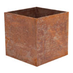 Esschert Design Corton steel planter square (PY163 8714982249273) - 02