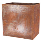 Esschert Design Corton steel planter tall (PY166 8714982249303) - 01