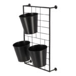 Esschert Design Wall rack with pots (PY167 8714982249310) - 03