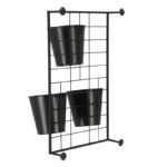 Esschert Design Wall rack with pots (PY167 8714982249310) - 05