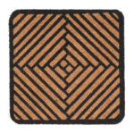 Esschert Design Doormat coir abstract square (RB297 8714982249051) - 01