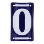 Esschert Design Enamel house number 0 (DB92-0 8714982258657) - 01