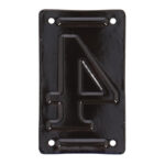 Esschert Design Enamel house number 4 (DB92-4 8714982258695) - 02