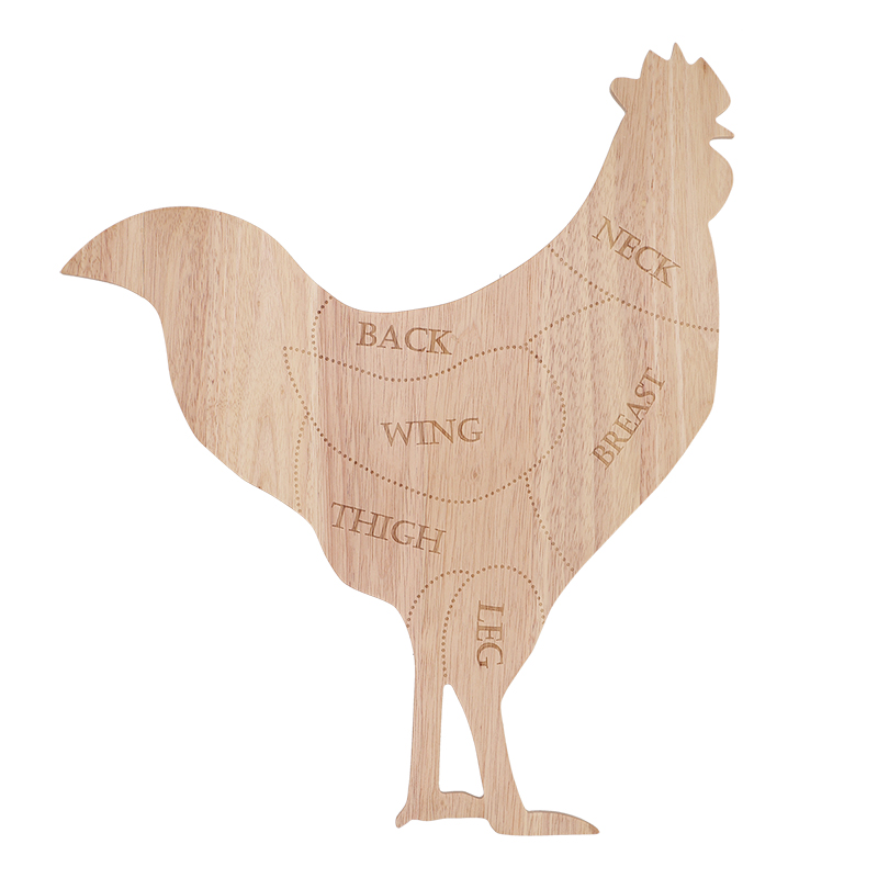 Esschert Design Cutting board chicken L (FF593 8714982258350) - 01