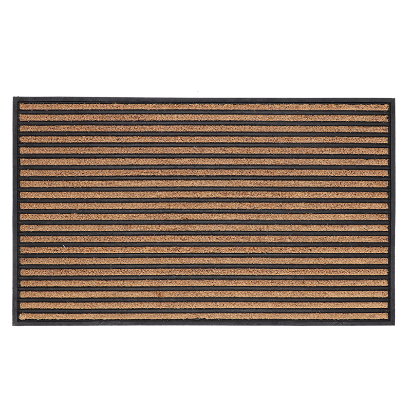 Esschert Design Doormat rubber/cocos stripes L (RB302 8714982259616) - 01