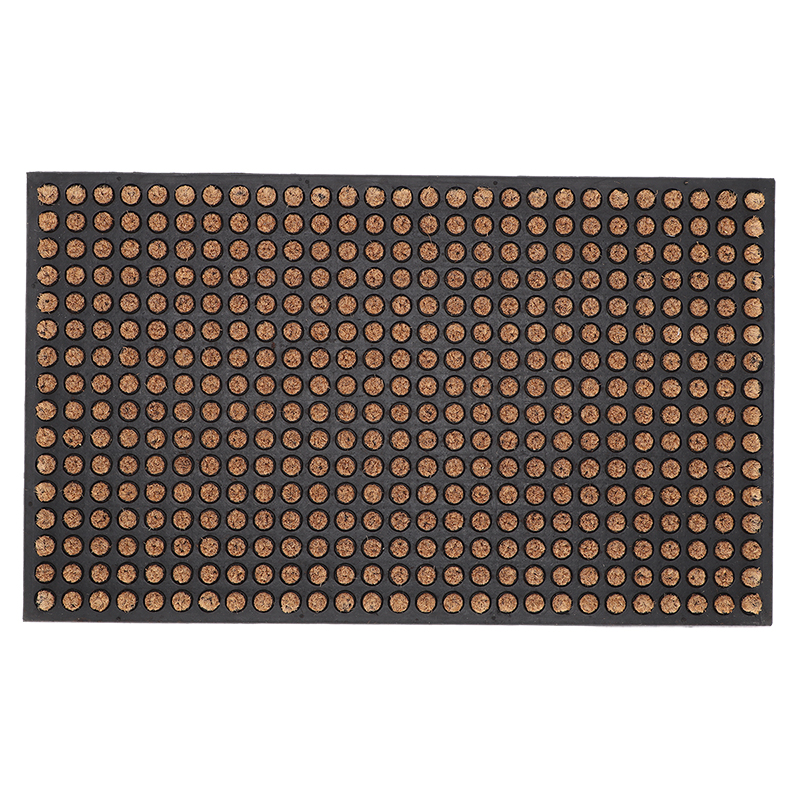 Esschert Design Doormat rubber/cocos dots L (RB303 8714982259623) - 01