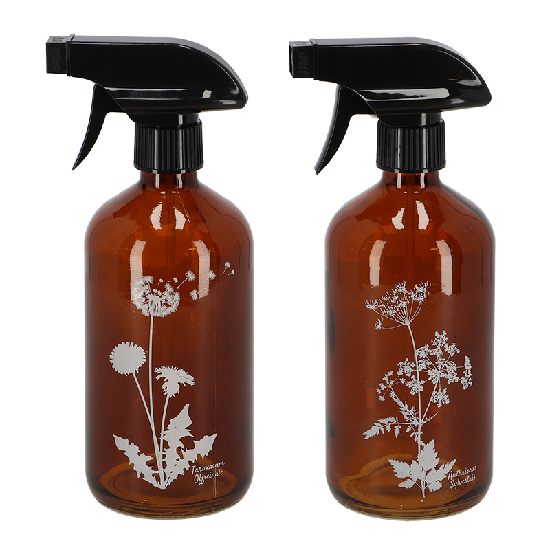 Esschert Design Spray bottle wildflower brown S (TG348 8714982262654) - 01