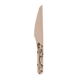 Esschert Design Wooden disposable knife green set/20 | Trends & Vision (C2147) - 01