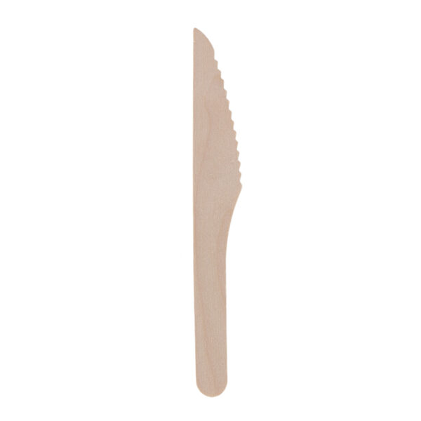 Esschert Design Wooden disposable knife green set/20 | Trends & Vision (C2147) - 02