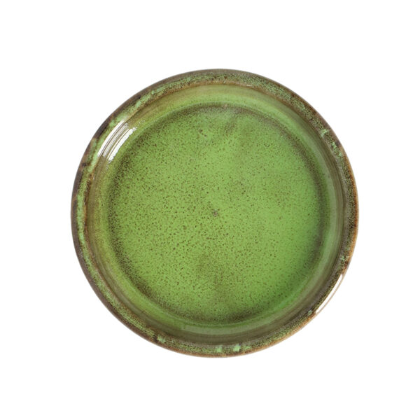 Esschert Design Saucer glazed green 15cm | Trends & Vision (PP025) - 02