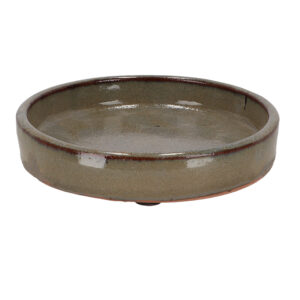 Esschert Design Saucer glazed grey 15cm | Trends & Vision (PP033) - 01