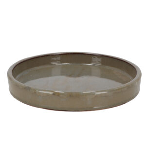 Esschert Design Saucer glazed grey 25cm | Trends & Vision (PP034) - 01