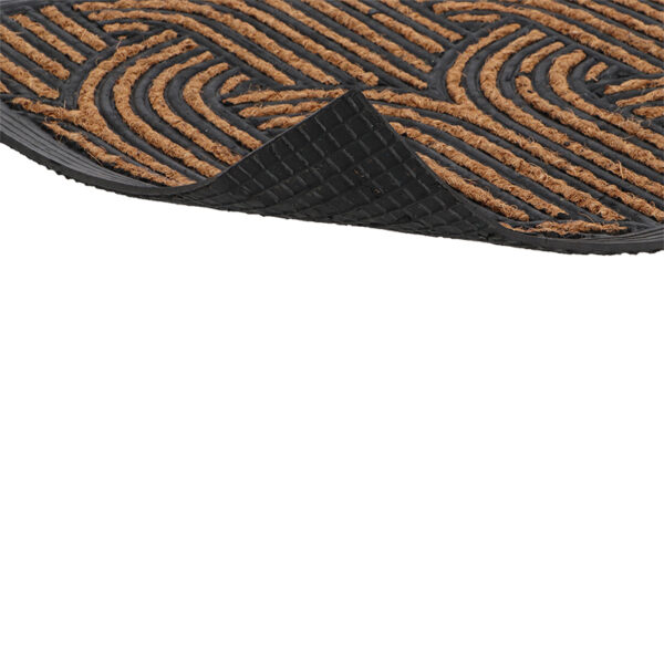 Esschert Design Doormat rubber/ coir Art deco L (RB292) - 04