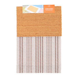 Esschert Design Layered doormat set horizontal stripes | Trends & Vision (RB309) - 01