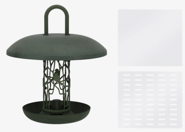 Esschert Design Recycled 3-1 silo with tray
