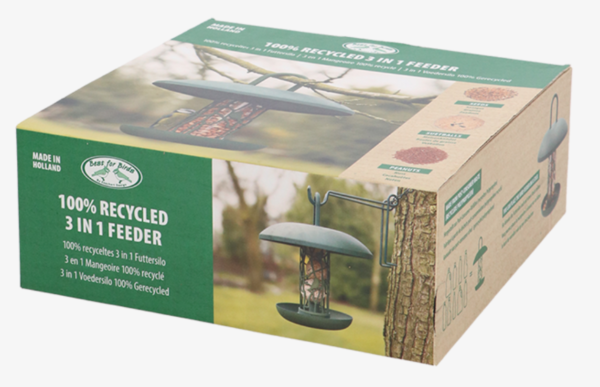 Esschert Design Recycled 3-1 silo with tray - Image 3