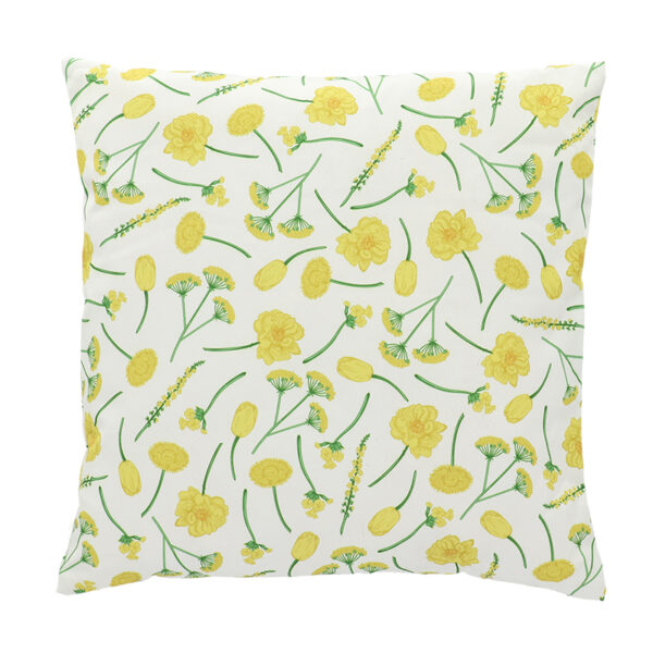 Esschert Design Outdoor cushion flowers yellow (BK041 8714982276927) - 2