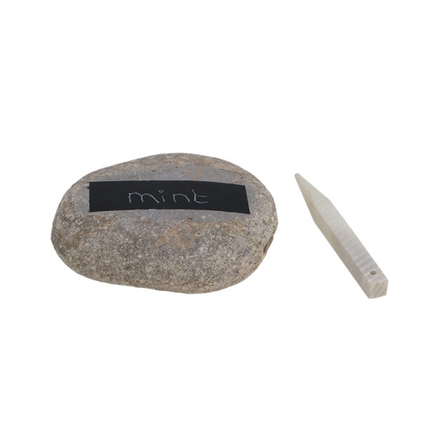 Esschert Design Plant label boulder with soapstone chalk (GT359 8714982274534) - 5