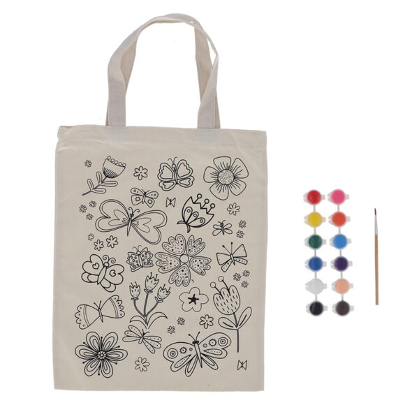 Esschert Design Colouring Bag "Butterflies" (KG339 8714982275579) - 1