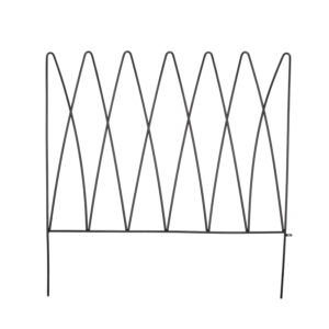 Esschert Design Metal flowerbed fence waves (PS34 8714982276477) - 1