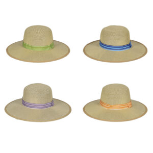 Esschert Design Striped straw hat choice (TR081 8714982282829) - 1