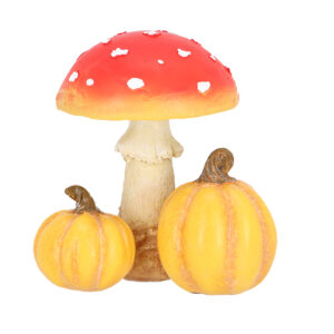 Esschert Design Fly agaric with pumpkins (37000660 8713968379539) - 01