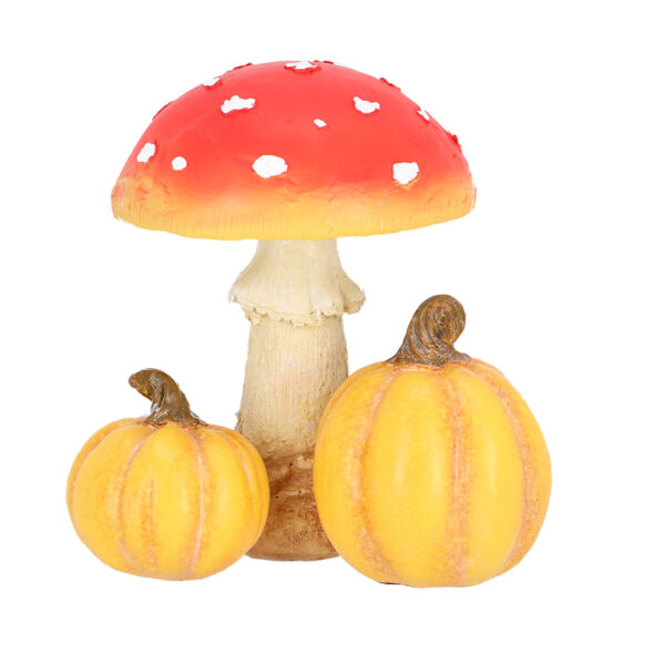 Esschert Design Fly agaric with pumpkins (37000660 8713968379539) - 01