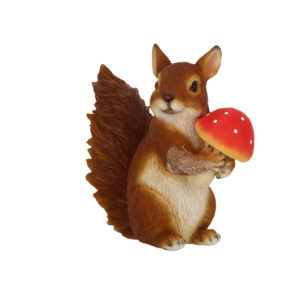 Esschert Design Squirrel with Porcini Mushroom (37000661 8713968379546) - 01