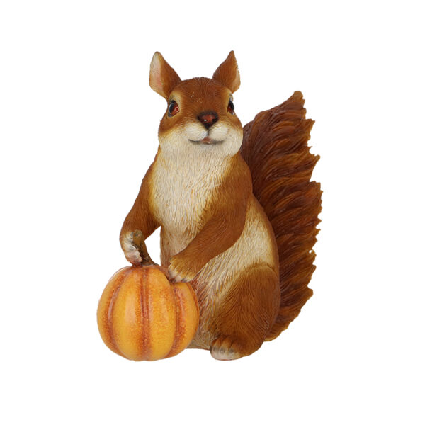Esschert Design Squirrel with pumpkin (37000664 8713968379577) - 02