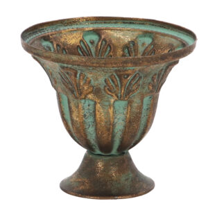 Esschert Design Aged Metal french urn height 12cm (AM119 8714982285752) - 01