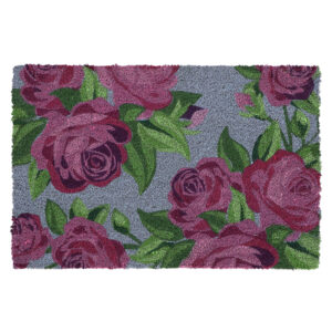 Esschert Design Doormat coir floral blue M (RB321 8714982287060) - 01