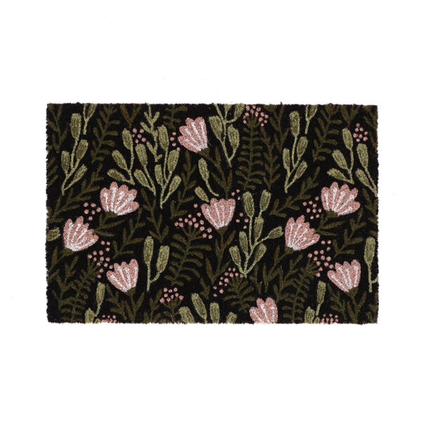 Esschert Design Doormat coir floral black M (RB323 8714982287084) - 01