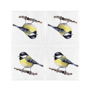 Esschert Design Paper napkins great tit 33x33cm (TP421 8714982286445) - 01
