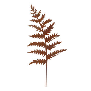 Esschert Design Rust garden stake fern frond  2 (TT260 8714982286797) - 01