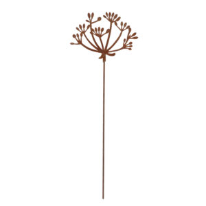 Esschert Design Rust garden stake cow parsley (TT264 8714982286834) - 01