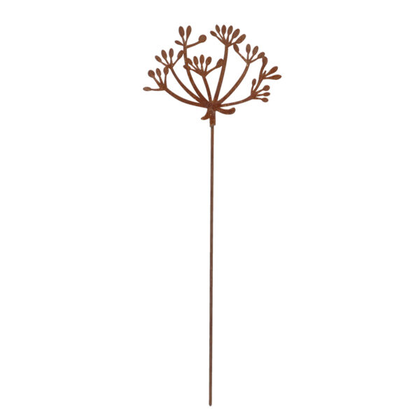 Esschert Design Rust garden stake cow parsley (TT264 8714982286834) - 01