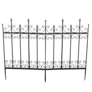 Esschert Design Garden fence black curls (PS37 8714982295683) - 01