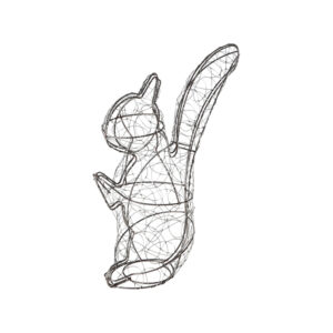 Esschert Design Topiary frame squirrel (PY214 8714982294709) - 01