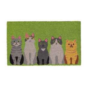 Esschert Design Doormat coir cats L (RB331 8714982295638) - 01