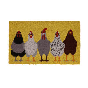 Esschert Design Doormat coir chickens L (RB333 8714982295652) - 01