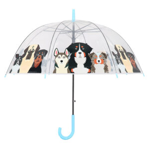 Esschert Design Umbrella transparent dogs (TP467 8714982295584) - 01