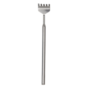 Esschert Design Extendable/telescopic stainless steel back scratcher W 3 x D 1.2 x H 80 cm