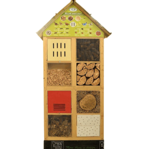 Esschert Design Insect hotel XXXL-WA49-EAN 8714982106071-130 x 95 x 210 cm-Various compartments-Educational-Preserve biodiversity