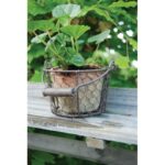 Esschert Design Pot dans panier métal – Image 2