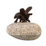Esschert Design Abeille sur galet (8714982173066