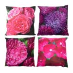 Esschert Design Buitenkussen bloem pink S keuze (8714982173561