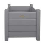 Esschert Design Ensemble de deux Planteurs carré gris – Image 4