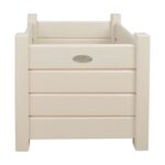 Esschert Design Ensemble de deux Planteurs carré blanc – Image 4